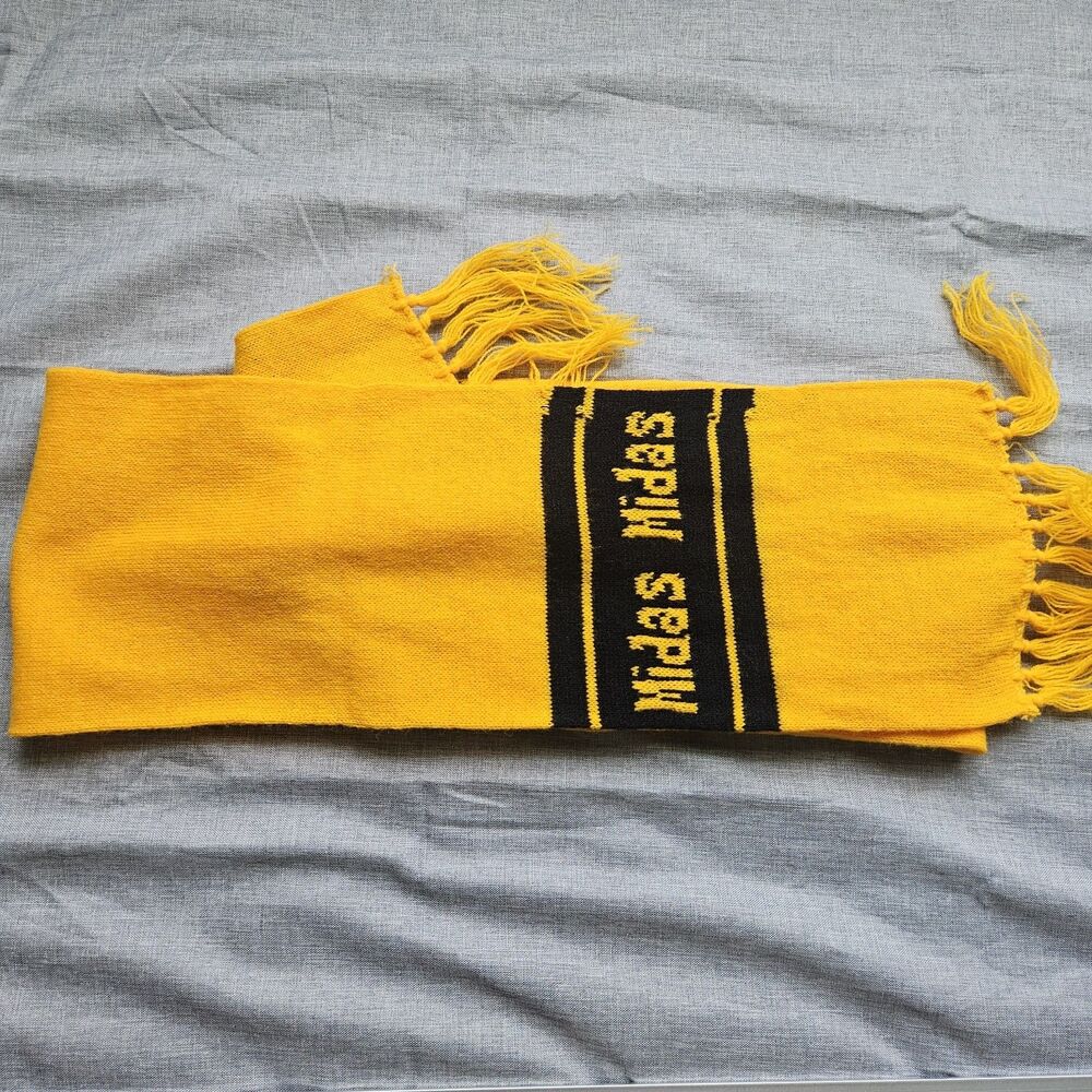 Vintage 1970s 80s Midas Mechanic‎ Tire Shop Scarf Automotive Warm Winter Orion